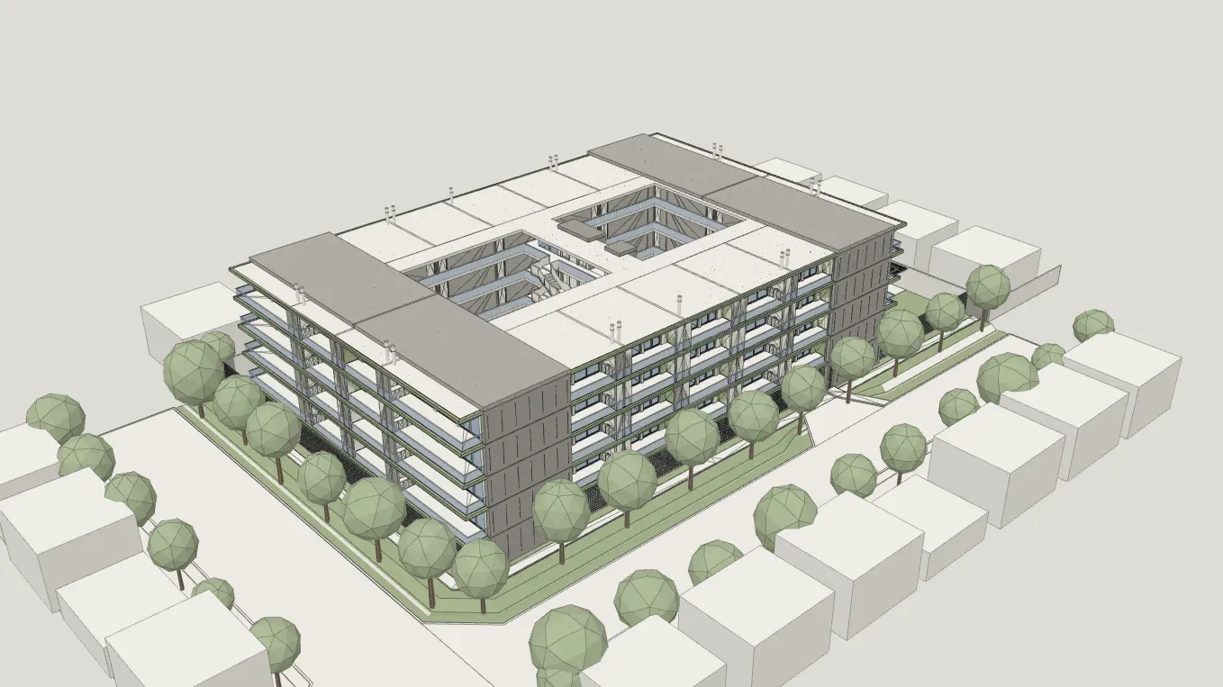 Maqueta 3D de Novus Benavídez